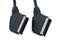 Кабель PERFEO SCART (21 pin) вилка - SCART (21 pin) вилка, 3 meters (S8002)