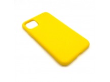 Чехол iPhone 11 Силикон Матовый Желтый
