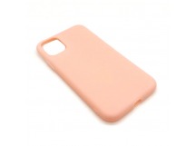 Чехол iPhone 11 Силикон Матовый Розовый Песок