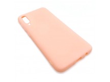 Чехол Samsung A70/A70S (2019) Силикон Матовый Розовый Песок