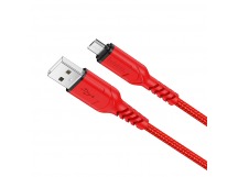 Кабель USB - Micro USB Hoco X59, красный 1м
