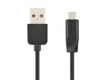 Кабель USB HOCO (X1) microUSB (1м) (черный)