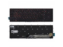 Клавиатура Dell G7 15 7588 черная с красной подсветкой