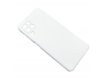 Чехол Samsung A22 (2021) Microfiber Белый