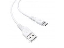 Кабель USB - micro USB Hoco X58 Airy silicone (100 см) (white)