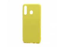 Чехол-накладка Silicone Case NEW ERA для Samsung Galaxy A20/A30 желтый