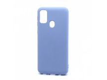 Чехол-накладка Silicone Case NEW ERA для Samsung Galaxy M21/M30S голубой
