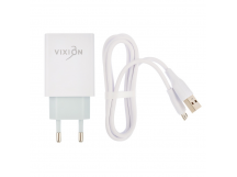СЗУ VIXION L4m (1-USB/1A) + micro USB кабель 1м (белый)