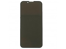 Защитное стекло iPhone 13 Mini (Full Glue Приватное) тех упаковка Черное