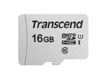 Карта памяти MicroSD 16GB Transcend 300S UHS-I U1 без адаптера