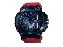 Часы наручные SBAO мужские с силиконовым ремешком (red) (8039)