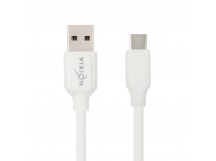 Кабель USB VIXION (K28c) 3,5A Type-C (1м) (белый)