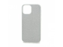 Чехол-накладка Fashion с блестками для Apple iPhone 13 mini серебристый