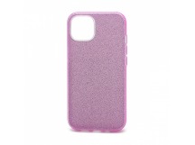 Чехол-накладка Fashion с блестками для Apple iPhone 13 фиолетовый