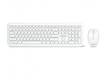                     Беспроводной комплект клавиатура+мышь Smartbuy 666395AG белый
