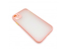 Чехол iPhone 11 Противоударный Матовый Розовый Песок
