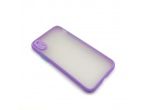 Чехол iPhone X/XS Противоударный Матовый Светло-Фиолетовый