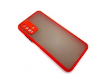 Чехол Xiaomi Redmi 9T (2021) Противоударный Матовый Красный