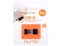 Флэш накопитель USB  8 Гб Qumo Nanodrive (black) (25450)