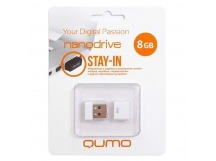 Флэш накопитель USB  8 Гб Qumo Nanodrive (white) (24832)