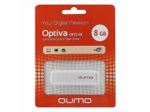 Флэш накопитель USB  8 Гб Qumo Optiva OFD-01 (white) (59868)