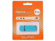 Флэш накопитель USB  8 Гб Qumo Optiva OFD-02 (blue) (25048)