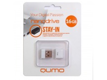 Флэш накопитель USB 16 Гб Qumo Nanodrive (white) (24830)