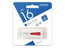 Флэш накопитель USB 16 Гб Smart Buy IRON 3.0 (white/red) (98786)
