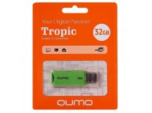 Флэш накопитель USB 32 Гб Qumo Tropic (green) (25962)