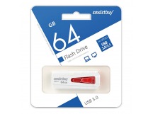 Флэш накопитель USB 64 Гб Smart Buy IRON 3.0 (white/red) (98797)