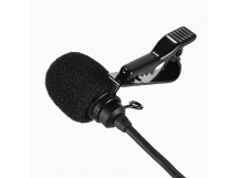 Микрофон - MC-R2 с прищепкой для телефона, Type-C, 200см (black)(128836)