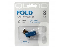 Флэш накопитель USB  8 Гб Qumo Fold (blue) (blue) (133037)