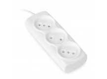 Удлинитель SmartBuy 3 гнезда 3 метра 6А/1, 35кВт без заземления ШВВП 2х0, 75 (SBE-10-3-03-F)/60