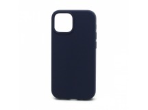 Чехол-накладка Silicone Case без лого для Apple iPhone 13 mini (полная защита) (008) темно синий