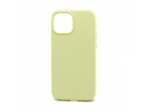 Чехол-накладка Silicone Case без лого для Apple iPhone 13 mini (полная защита) (051) светло желтый