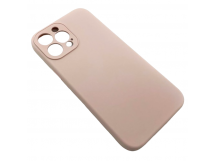 Чехол iPhone 13 Pro Max Silicone Case (Full Camera/No Logo) №04 Розовый Песок