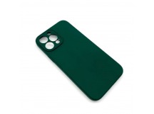 Чехол iPhone 13 Pro Max Silicone Case (Full Camera/No Logo) №08 Зеленый Сосновый Лес