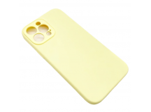 Чехол iPhone 13 Pro Max Silicone Case (Full Camera/No Logo) №24 Ароматный Крем