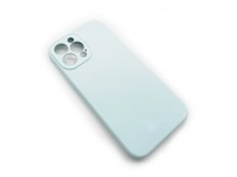 Чехол iPhone 13 Pro Max Silicone Case (Full Camera/No Logo) №26 Бриллиантово-Голубой