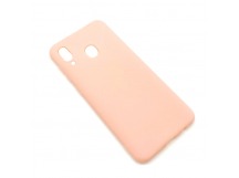 Чехол Samsung A20/A30/M10S (2019) Силикон Матовый Розовый Песок