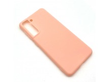 Чехол Samsung S21 (2021) Силикон Матовый Розовый Песок
