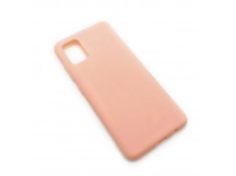 Чехол Samsung A51/M40S (2020) Силикон Матовый Розовый Песок