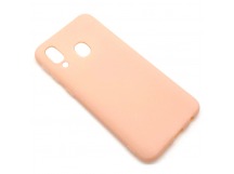 Чехол Samsung A40 (2019) Силикон Матовый Розовый Песок