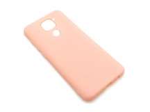 Чехол Xiaomi Redmi Note 9/10X 4G (2020) Силикон Матовый Розовый Песок