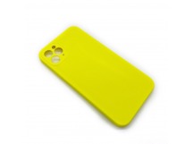 Чехол iPhone 11 Pro Max Silicone Case (Full Camera/No Logo) №09 Блестящий Желтый