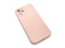 Чехол iPhone 12 Mini Silicone Case (Full Camera/No Logo) №04 Розовый Песок