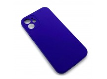 Чехол iPhone 12 Mini Silicone Case (Full Camera/No Logo) №06 Темно-Фиолетовый