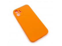 Чехол iPhone 12 Mini Silicone Case (Full Camera/No Logo) №10 Папайя