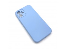 Чехол iPhone 12 Mini Silicone Case (Full Camera/No Logo) №11 Сиренево-Фиолетовый