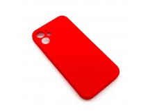 Чехол iPhone 12 Mini Silicone Case (Full Camera/No Logo) №12 Красный